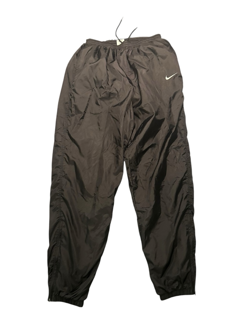 Vintage Nike Baggy Track Pants Mens M Black Baggy Skate Y2K